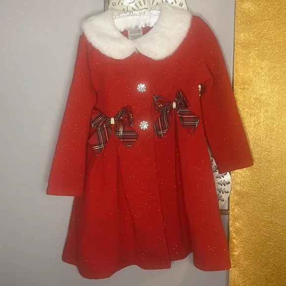 Girls holiday dress & coat ❤️ - Picture 3 of 4